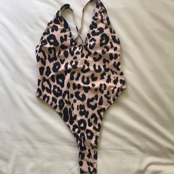 NEW!! Cheetah Print One Piece Bathing suit - Picture 3 of 6